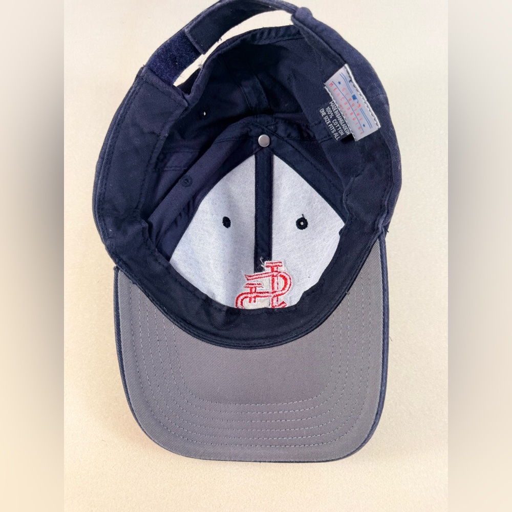 Vintage Genuine Merchandise Navy St Louis Cardinals Cap with Red Logo - Picture 2 of 4